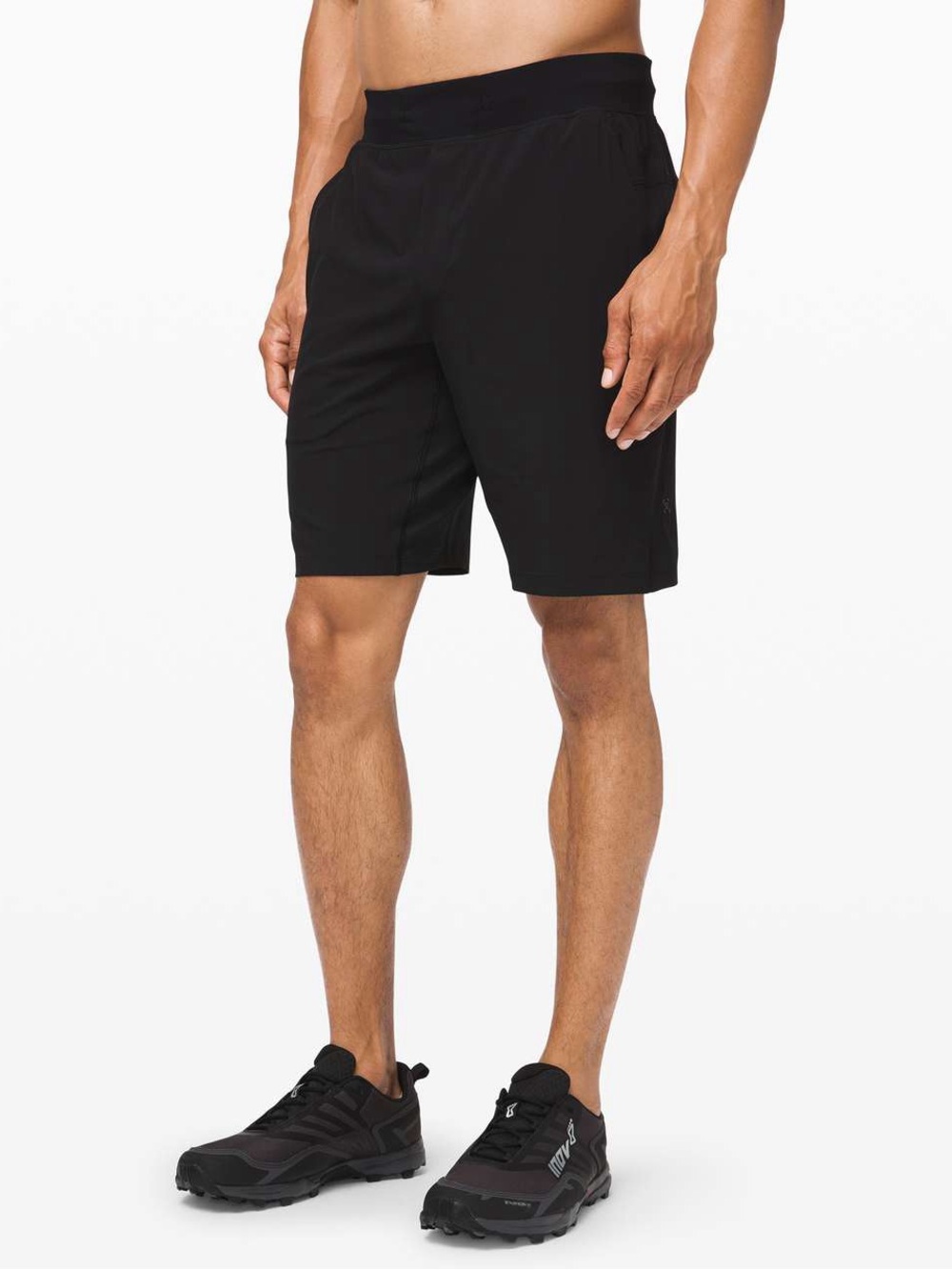 Lululemon T.H.E. Short Linerless 9" XL Black athletic workout gym athleisure